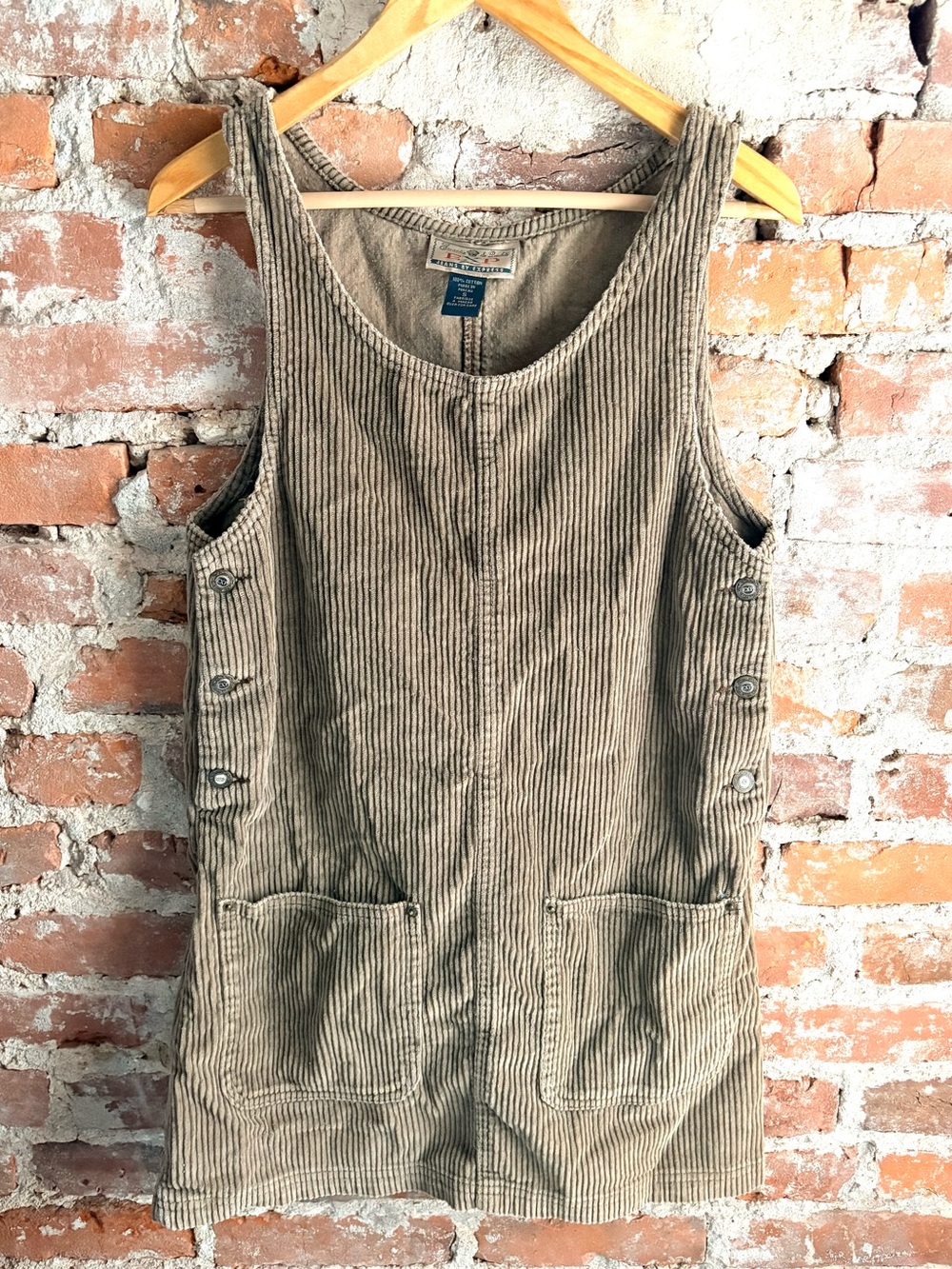 Vintage Express Corduroy Jumper Cotton Mini 90s